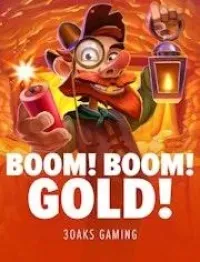 boom boom gold game logo